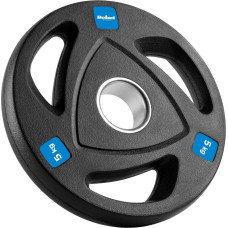 Rebel Active Čuguna olimpisko svaru komplekts ar gumijas pārklājumu 4x5kg, diametrs 51mm , REBEL ACTIVE