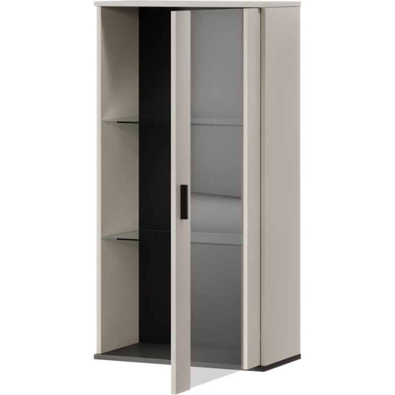 Cama Meble Cama S2 SOHO wall cabinet 60x29x112 cashmere + black