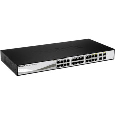 D-Link Smart Switch 24 x 10/100/1000(PoE+)+ 4x Combo Gigabit DGS-1210-24P/E