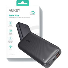 Aukey PB-N74S Power Bank 20000mAh 22.5W QC 3.0 PD 3.0 5xUSB SCP LCD Black