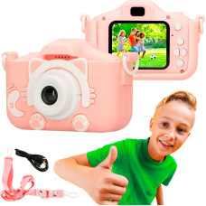 Xiaomi Extralink Kids Camera H27 Single Różowy | Aparat cyfrowy | 1080P 30fps, wyświetlacz 2.0