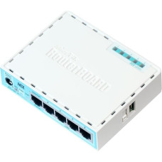 Mikrotik RB750GR3 wired router Gigabit Ethernet Turquoise, White