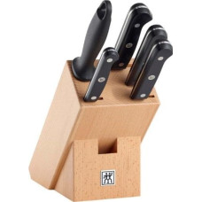 Zwilling Zestaw noży Gourmet (Blok do noży, Nóż x 4, Ostrzałka do noża) (36131-001-0)