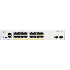 Cisco Switch Cisco Cisco C1300-16P-2G łącza sieciowe Zarządzany L2/L3 Gigabit Ethernet (10/100/1000) Biały