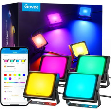 Govee Naświetlacz Govee H7060; Naświetlacze LED; RGBICWW, IP65, Bluetooth, Wi-Fi