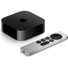 Apple TV 4K Black, Silver 4K Ultra HD 128 GB Wi-Fi Ethernet LAN