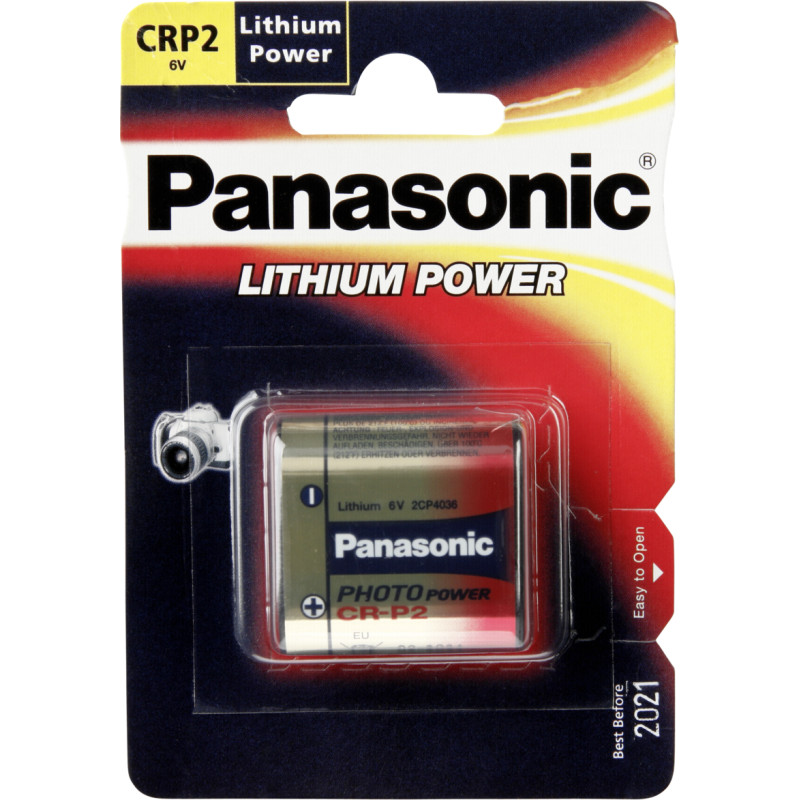 Panasonic 1 Panasonic Photo CR-P2P maitinimo elementai