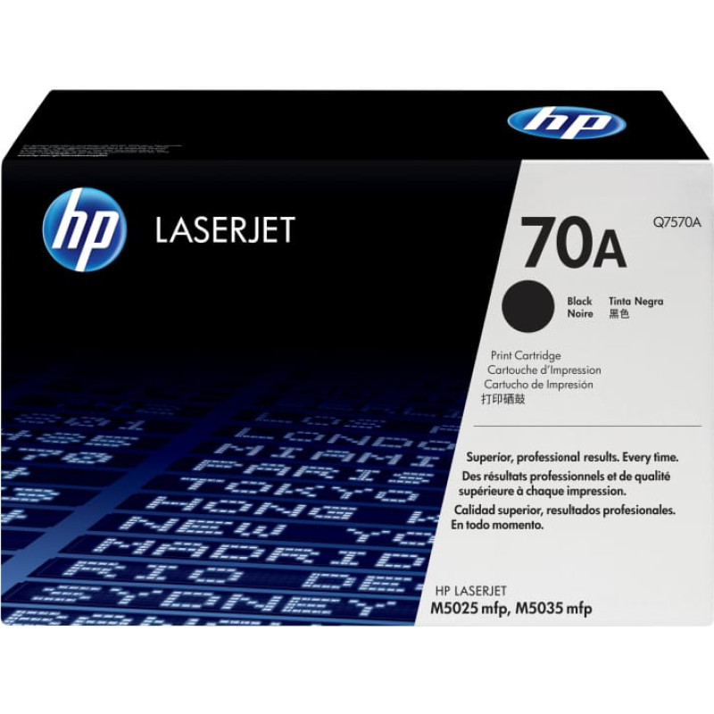 HP Cartridge No.70A Black 1 Stück - Q7570A