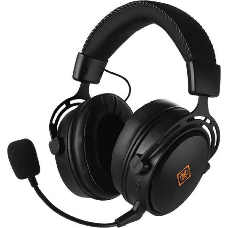 Deltaco Słuchawki Deltaco Wireless Gaming Headset Czarne (GAM-109)