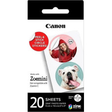 Canon photo paper Zink Circle 20 sheets (ZP-2030-2C-20)