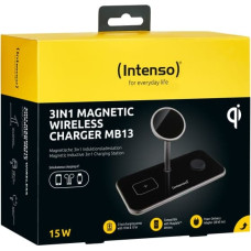 Intenso 3in1 Magnetic Wireless Charger MB13 Schwarz 7410810