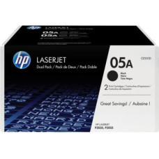 HP No.05A Dual Pack Black Cartridg 2 Stück - CE505D