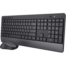 Trust Trezo keyboard Mouse included RF Wireless QWERTY US English Black