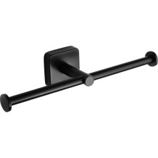 Kapitan Dvigubas tualetinio popieriaus laikiklis Kapitan QUATTRO 44 22 55, juodas matinis