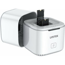 Unitek SyncStation Marshmallow M.2 USB 3.2 Gen 2 (3.1 Gen 2) Type-C White