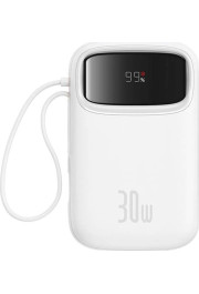 Baseus Powerbank Baseus Powerbank Baseus QPow 2 10000mAh 30W (biały)