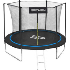 Spokey Trampolina ogrodowa Spokey ogrodowa Jumper z siatką wewnętrzną 8 FT 244 cm niebieska