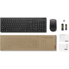 Lenovo 4X31N50746 keyboard Mouse included Universal RF Wireless QWERTY US English Black