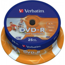 Verbatim DVD-R Verbatim Printable ID 25 szt