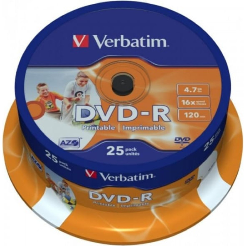 Verbatim DVD-R Verbatim Printable ID 25 szt