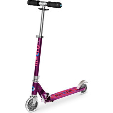 Micro scooter Sprite LED purple stripe