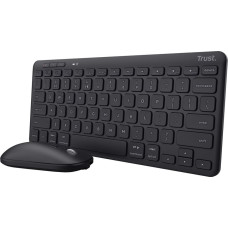 Trust Lyra keyboard Mouse included RF Wireless + Bluetooth QWERTY English Black