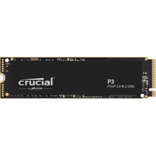 Crucial SSD|CRUCIAL|P3|2TB|M.2|PCIE|NVMe|3D NAND|Write speed 3000 MBytes/sec|Read speed 3500 MBytes/sec|TBW 440 TB|CT2000P3SSD8