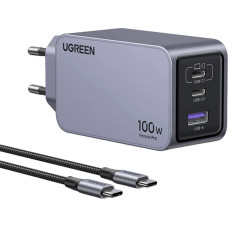 Ugreen Ładowarka Ugreen Ładowarka sieciowa UGREEN Nexode Pro 100W GaN USB-A, 2xUSB-C szara