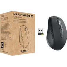 Logitech MX Anywhere 3S for Business mouse Office Right-hand RF Wireless + Bluetooth Laser 8000 DPI