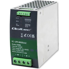 Qoltec Moduł UPS Qoltec DC na szynę DIN | 40A | 274V