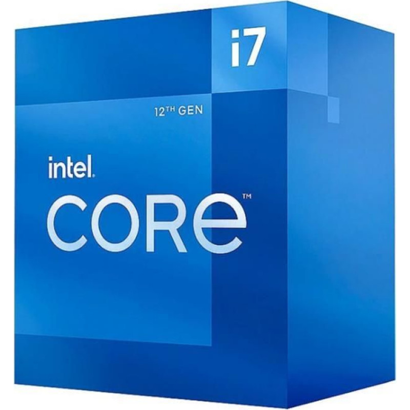 Intel CPU|INTEL|Desktop|Core i7|i7-12700|Alder Lake|2100 MHz|Cores 12|25MB|Socket LGA1700|65 Watts|GPU UHD 770|BOX|BX8071512700SRL4Q