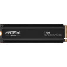 Crucial SSD|CRUCIAL|T700|2TB|M.2|PCIe Gen5|NVMe|TLC|Write speed 11800 MBytes/sec|Read speed 12400 MBytes/sec|TBW 1200 TB|CT2000T700SSD5