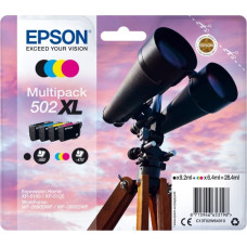 Epson Multipack 4-colours 502XL Ink -Black,Cyan,Magenta,Yellow - Epson - WorkForce WF-2860DWF - WF-2