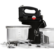 Smapp Hand Mixer with 2 bowls Black