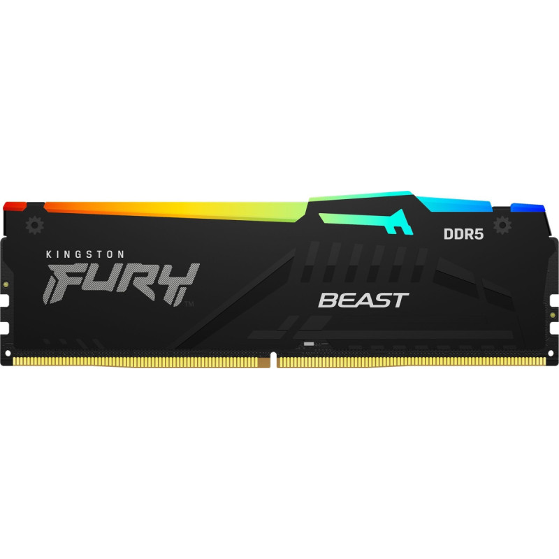 Kingston Fury Pamięć Kingston Fury Beast RGB, DDR5, 32 GB, 6000MHz, CL40 (KF560C40BBA-32)