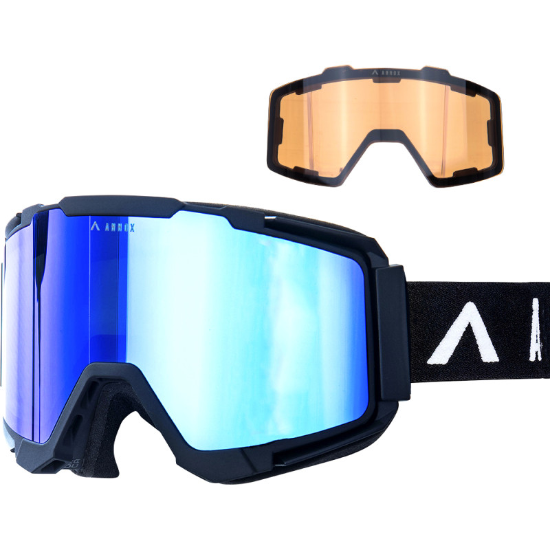 Annox Team slēpošanas/snovborda brilles Revo Blue 2 Pieagušajiem