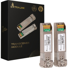 Xiaomi Extralink SFP28 25G 2-Pack | Moduł SFP28 | 25Gbps, LC/UPC Duplex, 1310nm, 10km, single mode, DOM