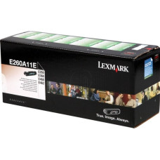 Lexmark Toner Lexmark E260A11E Black Oryginał  (E260A11E)