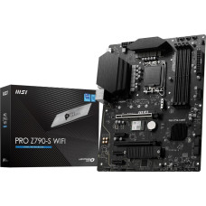 MSI | PRO Z790-S WIFI | Processor family Intel | Processor socket LGA1700 | DDR5 | Supported hard disk drive interfaces SATA, M.2 | Number of SATA connectors 4