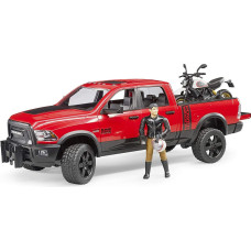 Bruder Dodge RAM 2500 Power Wagon z przyczepą i motocyklem Ducati 02502 BRUDER