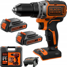 Black&Decker Wiertarko-wkrętarka Black&Decker BL186K1B2 18 V 2 x akumulator 2 Ah