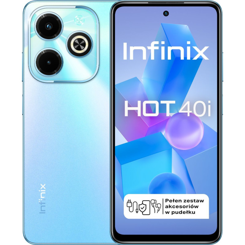 Infinix Smartfon Infinix Hot 40i 8/256GB Niebieski  (INFINIXHOT40IBLUE)