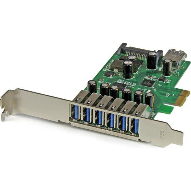 Startech Kontroler StarTech PCIe 2.0 x1 - 7x USB 3.0 (PEXUSB3S7)