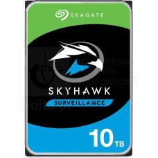 Seagate Dysk serwerowy Seagate SkyHawk AI 10TB 3.5'' SATA III (6 Gb/s)  (HDD-ST10000VE000)