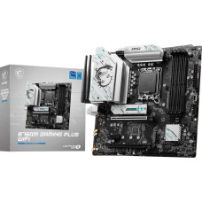 MSI | B760M GAMING PLUS WIFI | Processor family Intel | Processor socket LGA1700 | DDR5 | Supported hard disk drive interfaces SATA, M.2 | Number of SATA connectors 4