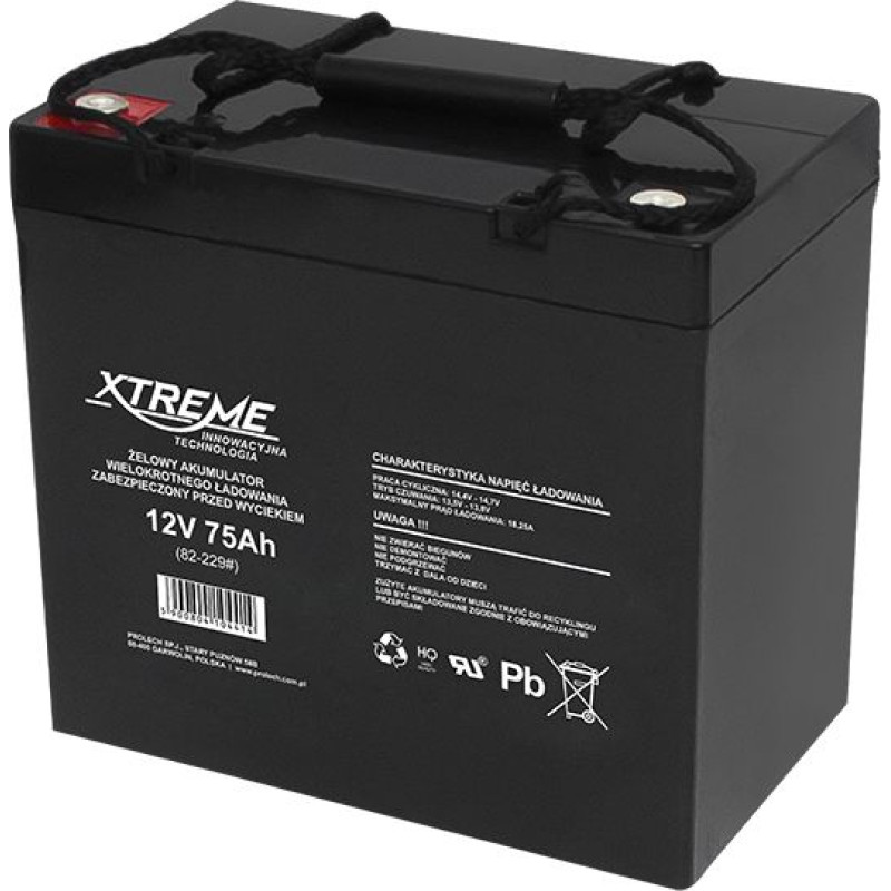 Xtreme Akumulator 12V/75Ah (82-229)