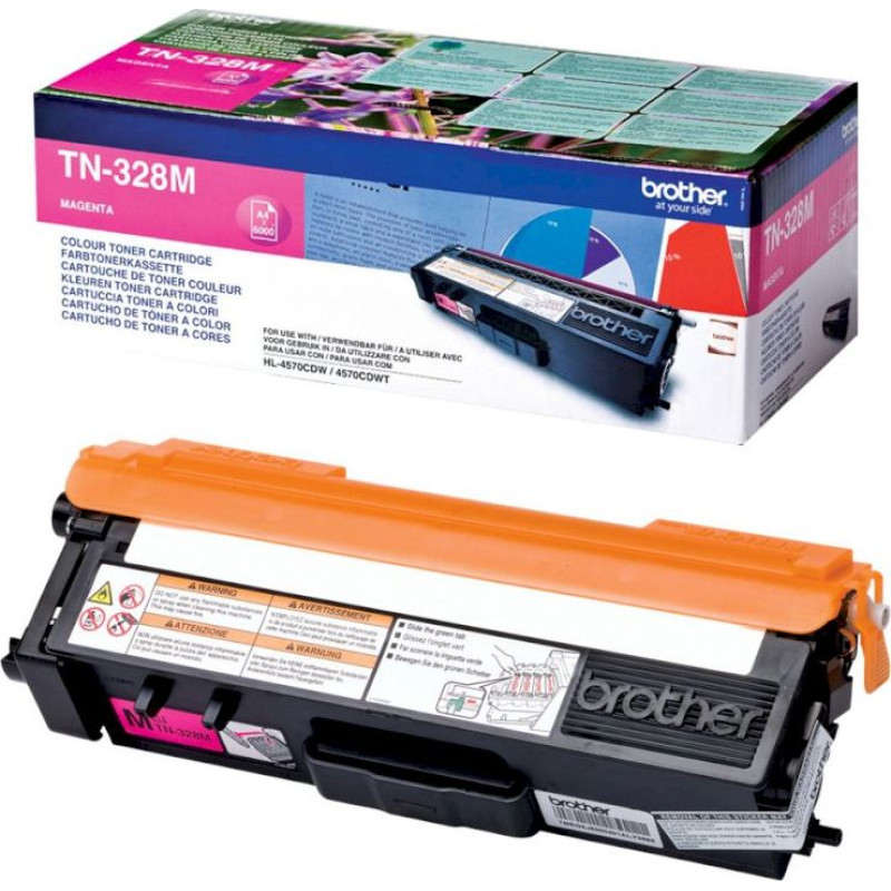 Brother Toner Brother TN-328 Magenta Oryginał  (TN328M)