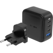 Energea Ładowarka Energea ENERGEA ład. siec. 1xUSB+3xUSB-C PD-PPS-QC 3.0 100W 3C1A czarny/black US+EU Travelite GAN100