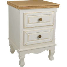 Alexandra House Living Nightstand Alexandra House Living White Natural 33 x 53 x 37 cm