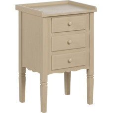 Bigbuy Home Nightstand Cream 43 x 33 x 66 cm